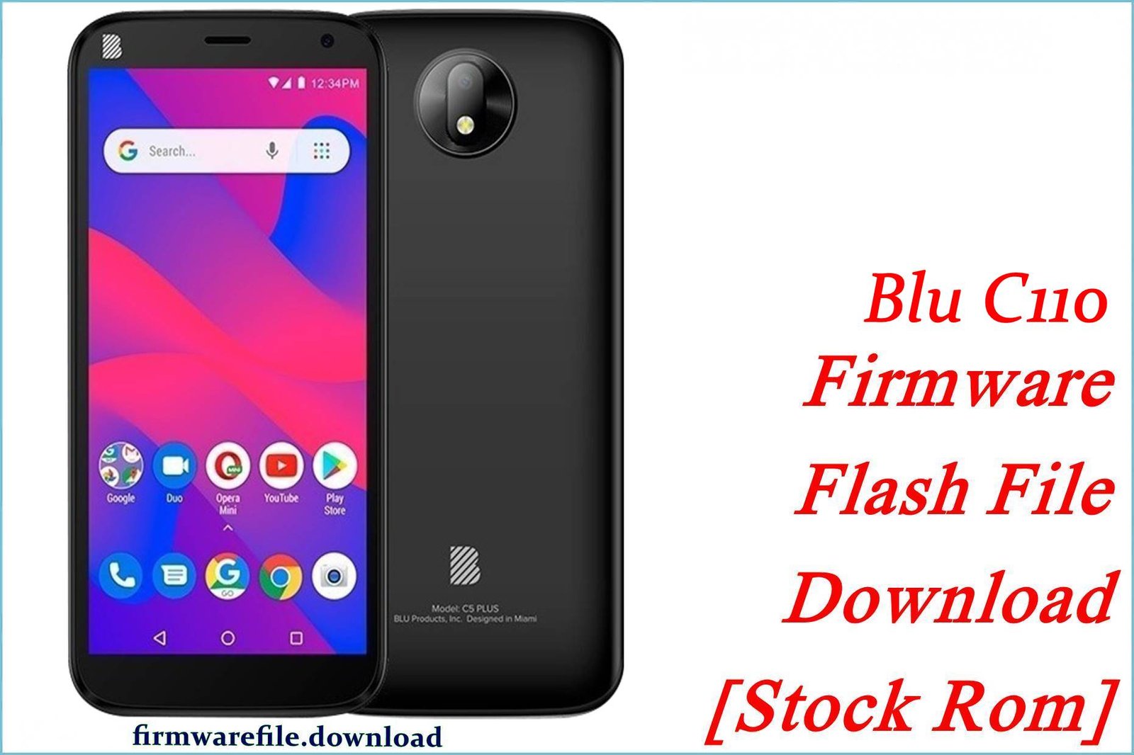 BLU C110 Firmware Flash File Download [Stock Rom]