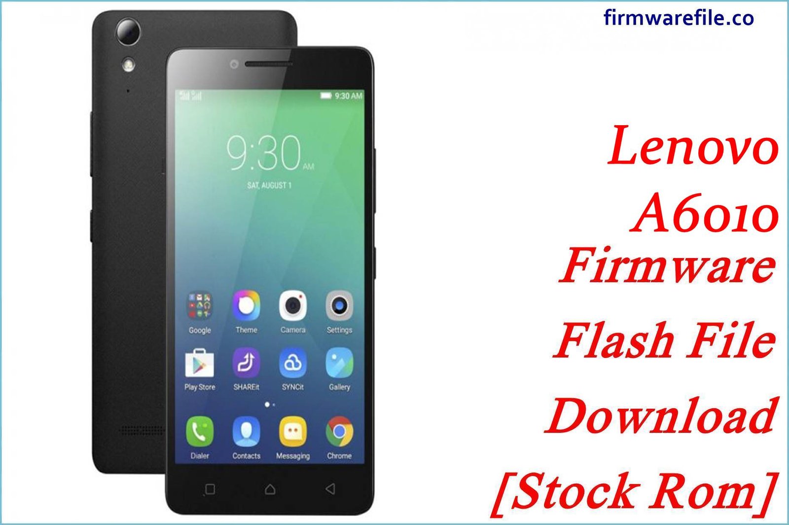 Lenovo A6010 Firmware Flash File Download [Stock Rom]