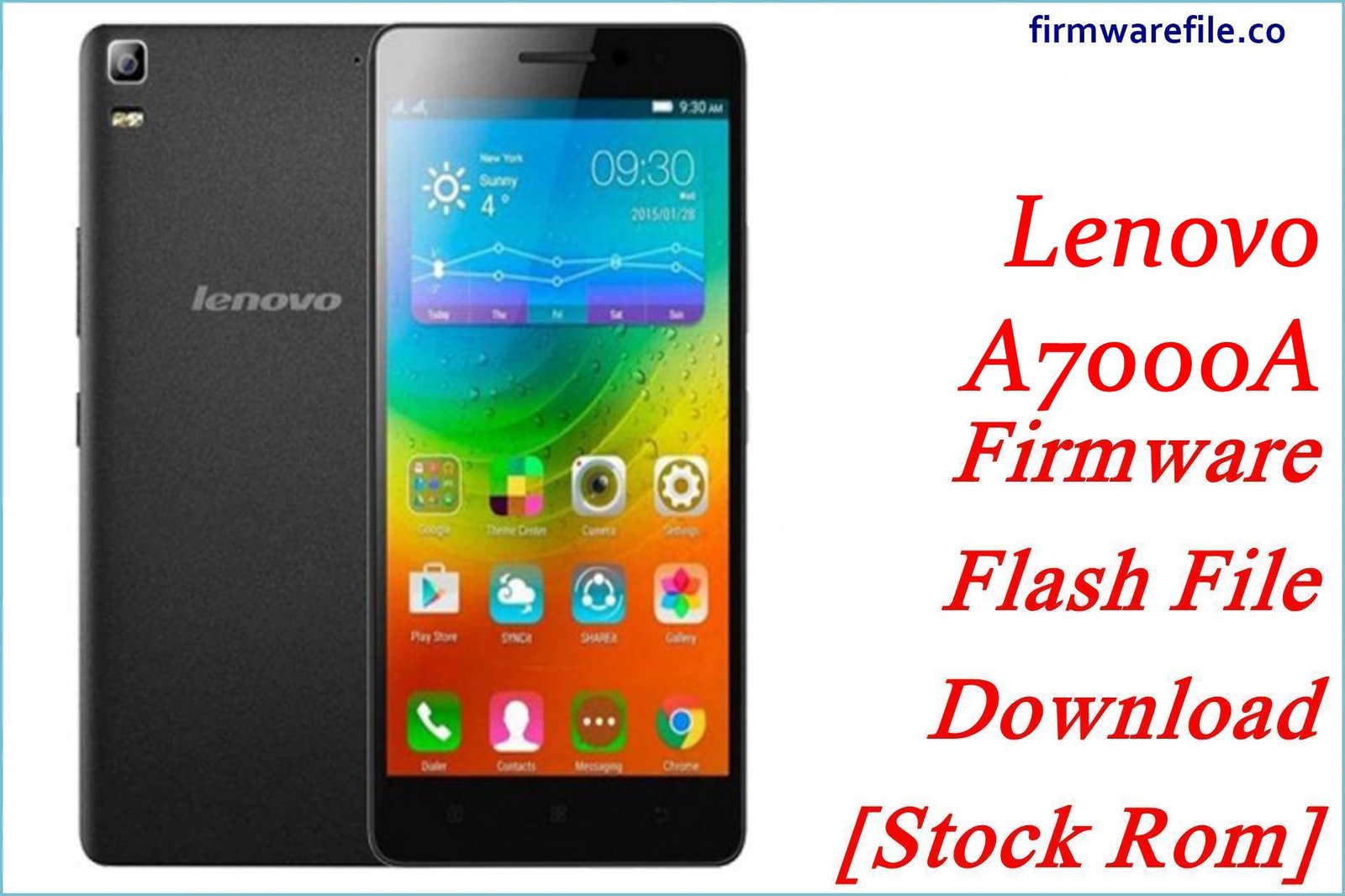 Lenovo A7000A Firmware Flash File Download [Stock Rom]