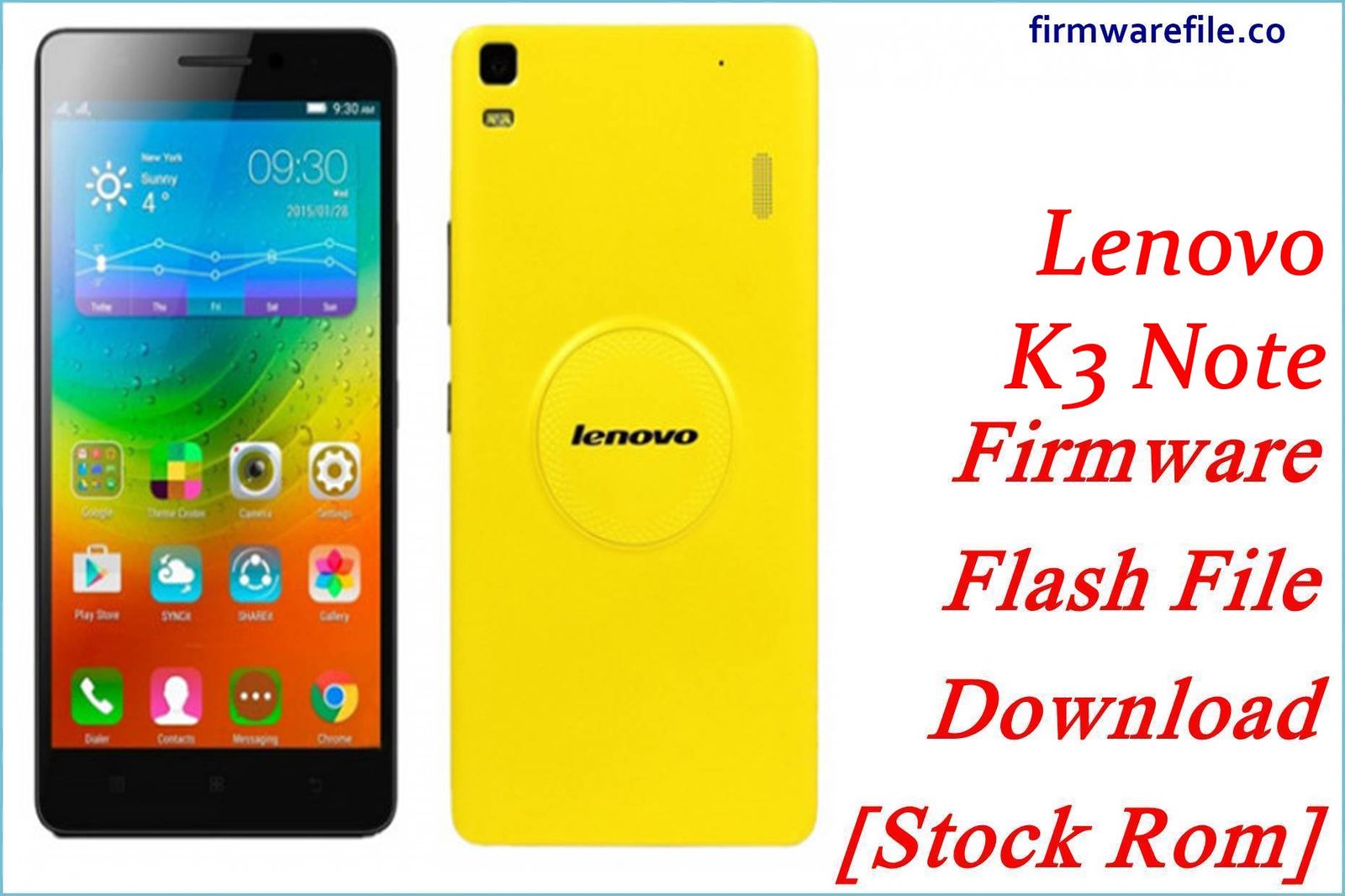 Lenovo K3 Note Firmware Flash File Download [Stock Rom]