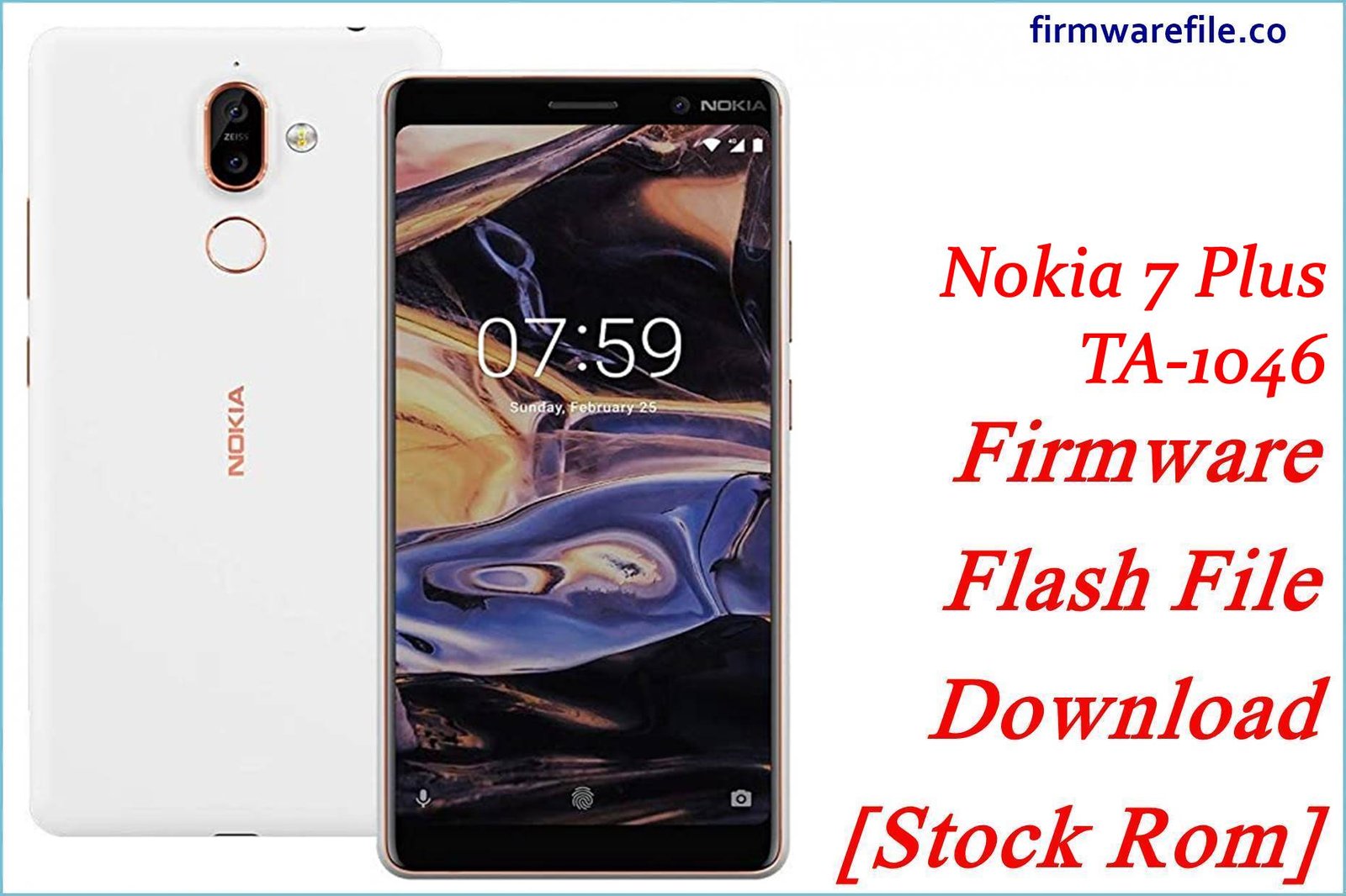 Nokia 7 Plus TA-1046 Firmware Flash File Download [Stock Rom]