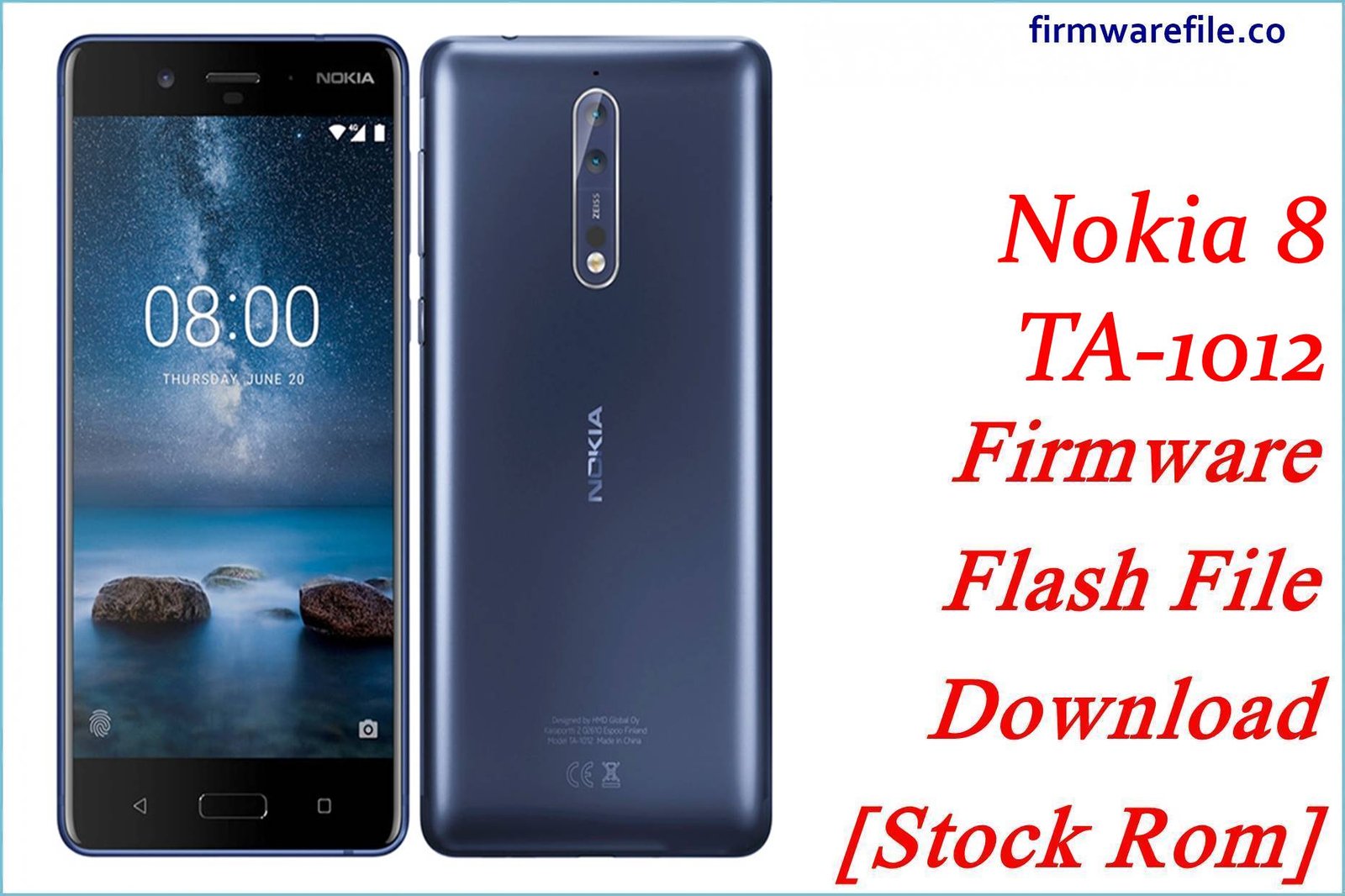 Nokia 8 TA-1012 Firmware Flash File Download [Stock Rom]