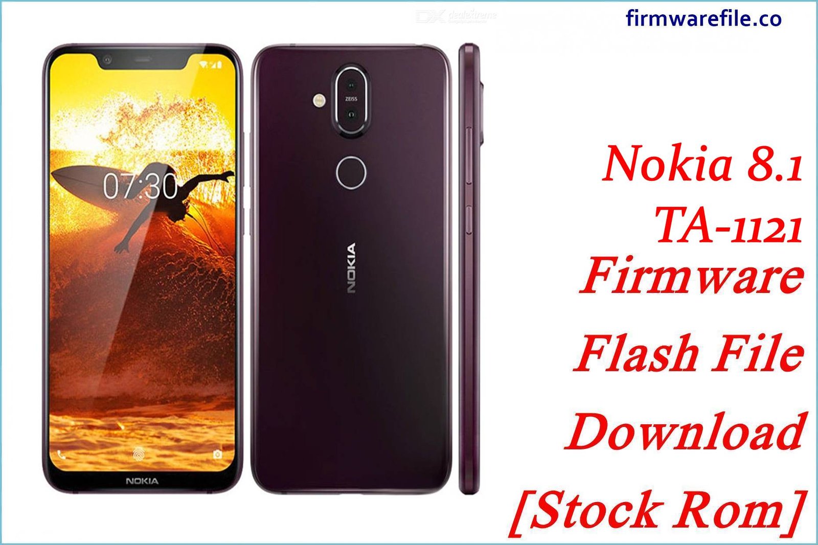 Nokia 8.1 TA-1121 Firmware Flash File Download [Stock Rom]