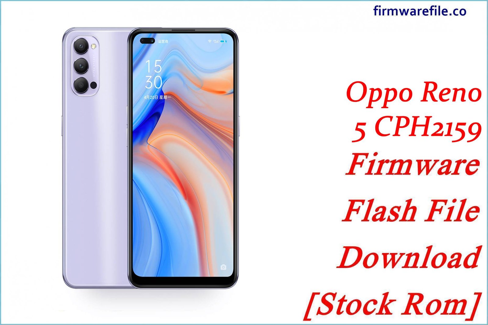 Oppo Reno 5 CPH2159 Firmware Flash File Download [Stock Rom]