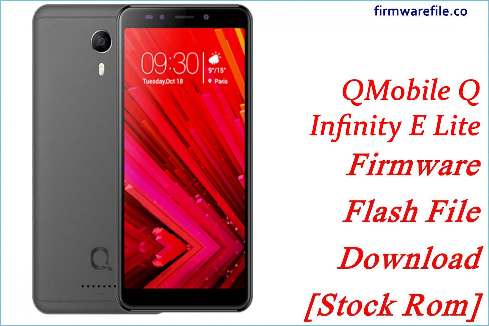 QMobile Q Infinity E Lite Firmware Flash File Download [Stock Rom]