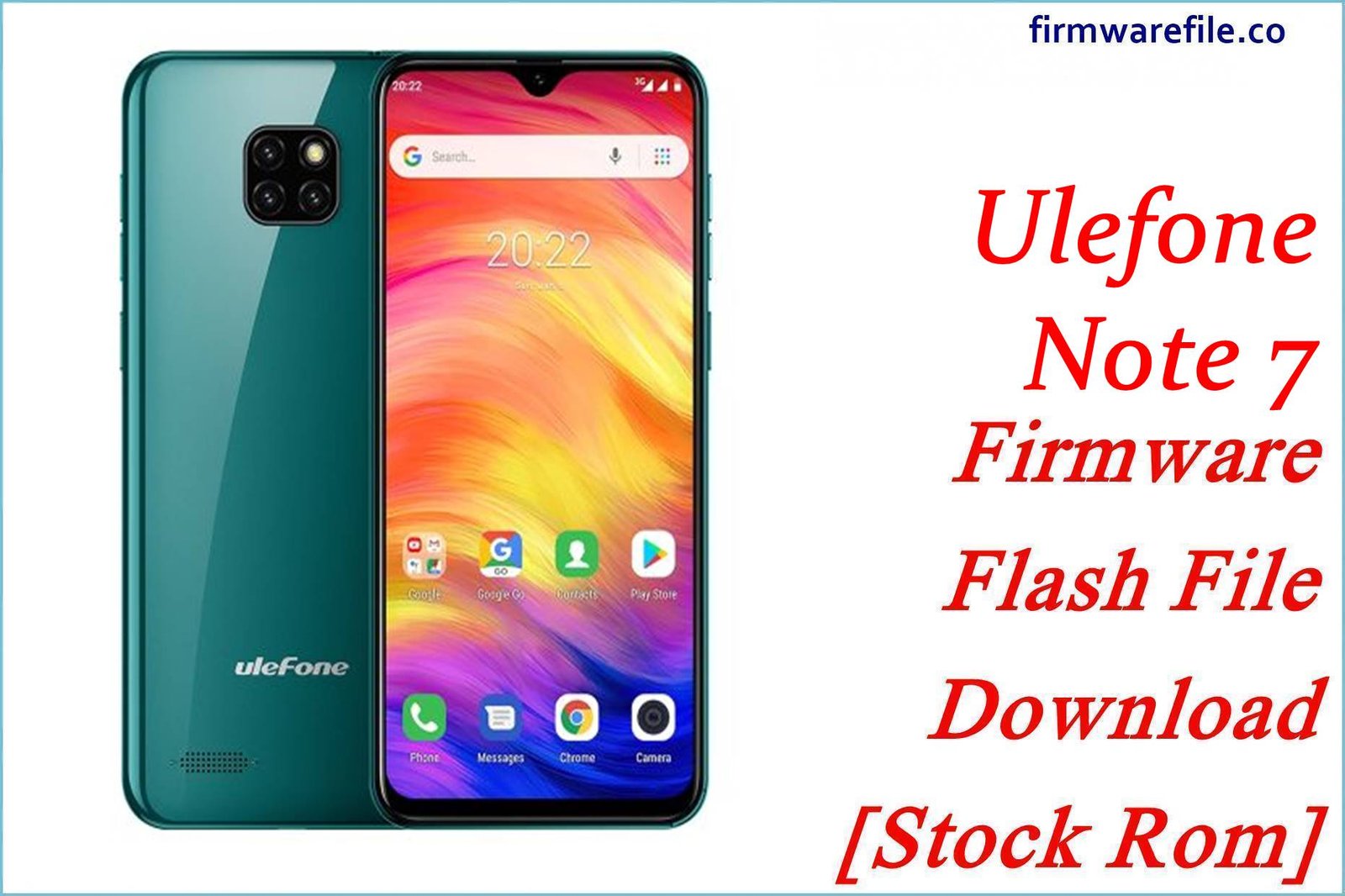 Ulefone Note 7 Firmware Flash File Download [Stock Rom]