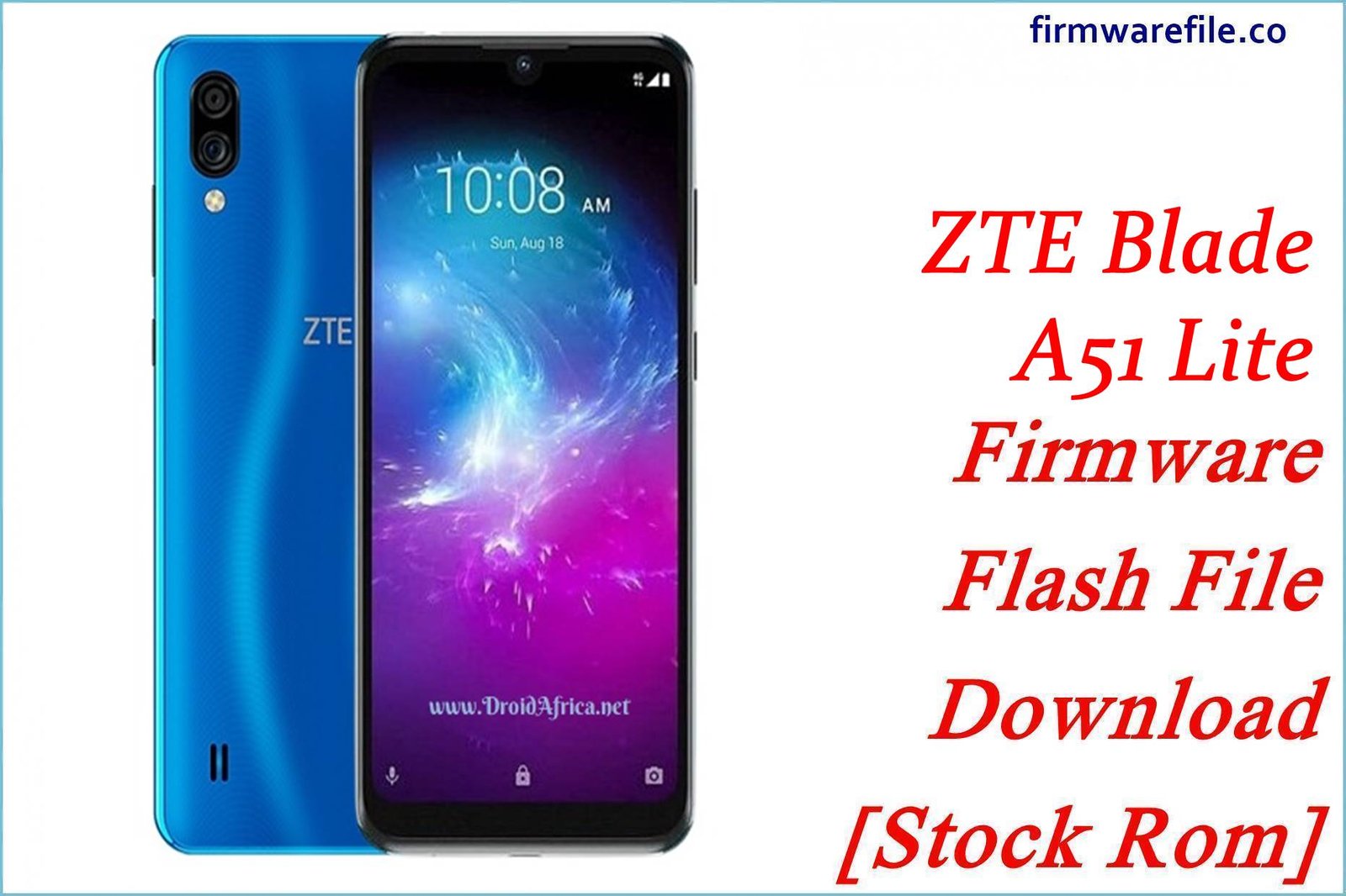 ZTE Blade A51 Lite Firmware Flash File Download [Stock Rom]