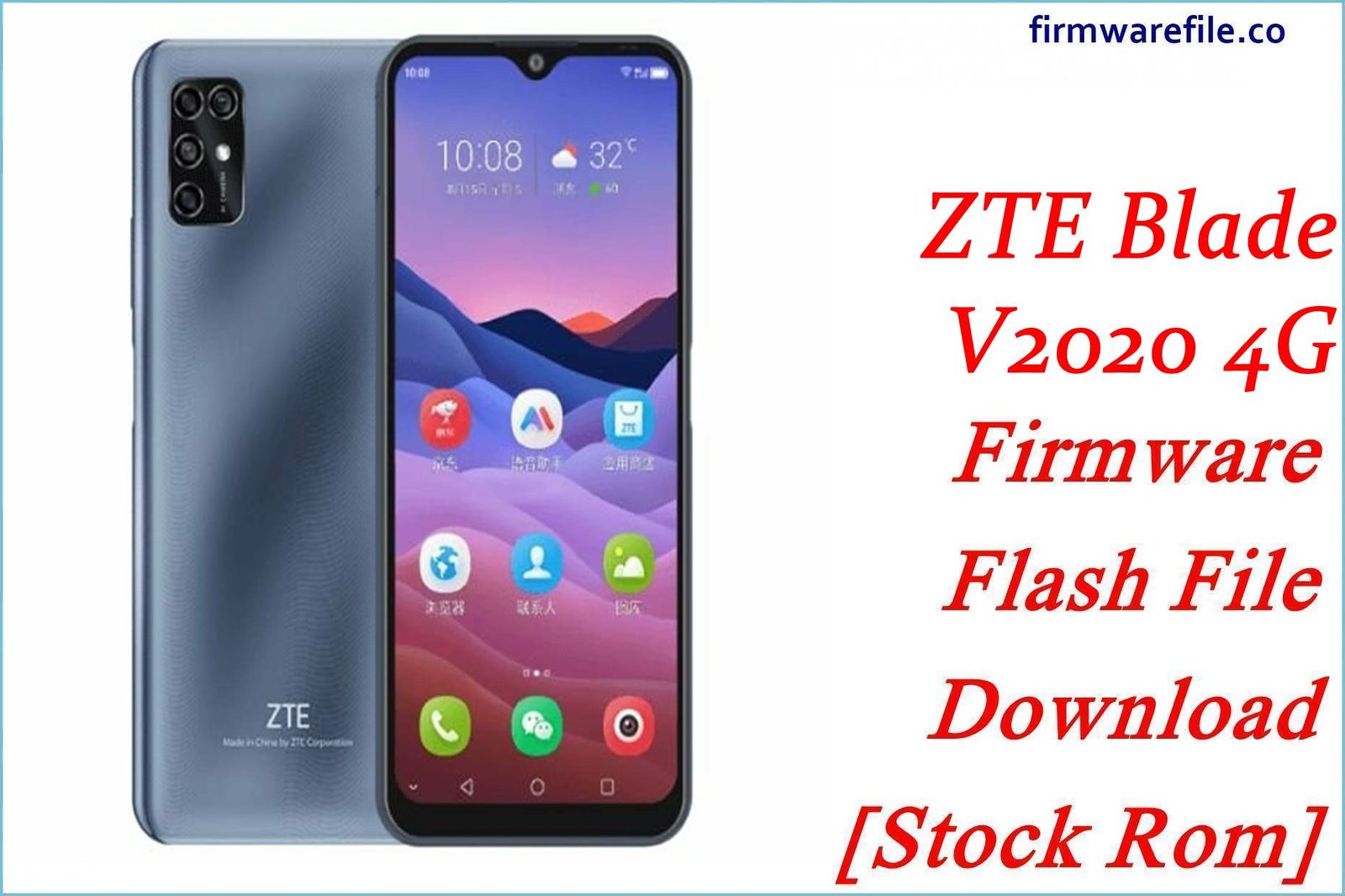 ZTE Blade V2020 4G Firmware Flash File Download [Stock Rom]